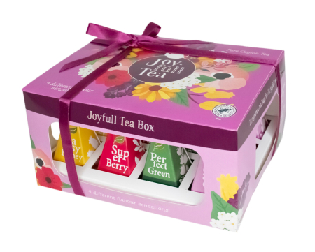 Ceai & Cafea - Ceai cutie Joyfull Pyramid Tea, cu 12 piramide, 4 arome, 24g