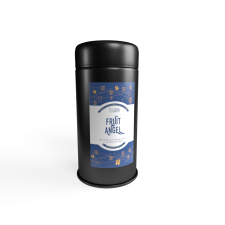 Ceaiuri de Craciun - Ceai de Craciun FRUIT ANGEL cu portocale, ciocolată și marțipan, 75g in cutie metalica