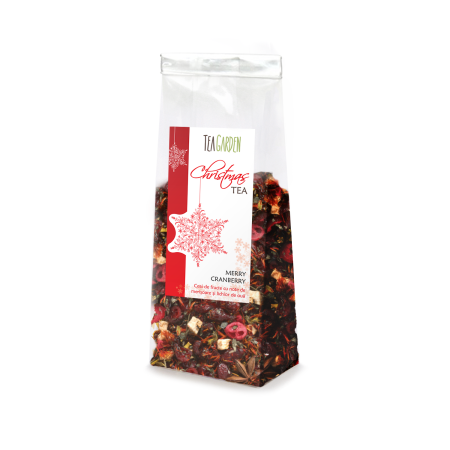 CRACIUN - Ceai de Craciun MERRY CRANBERRY, note de merisoare si lichior de oua, 50g