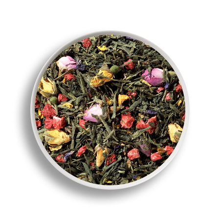 Ceai Verde - Ceai verde cu trandafiri si note de zmeura, Sencha Spring, TEAGARDEN