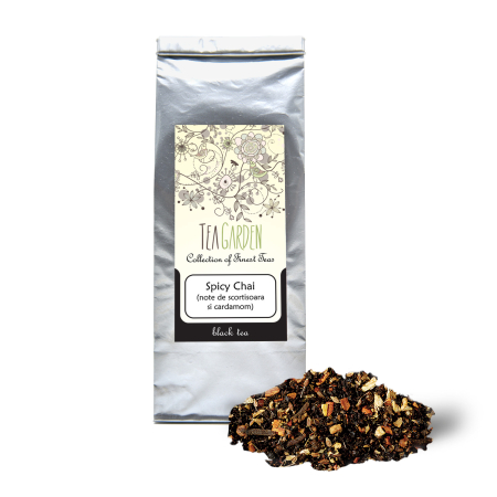 Ceai negru cu scortisoara si cardamom, Spicy Chai, TEAGARDEN [3]