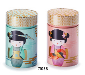 Cutii pentru depozitare - Cutie metalica “Geisha", 125gr