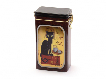 Cutii pentru depozitare - Cutie metalica “Le Chat Noir“, 500gr