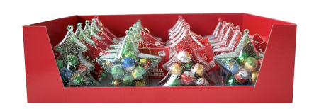 Dulciuri si Gourmet - Glob figurativ de Crăciun cu praline din glazură cu cacao (50g)