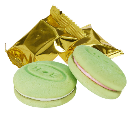 Dulciuri si Gourmet - Borcan Carusel cu biscuiți tip macarons (72g)