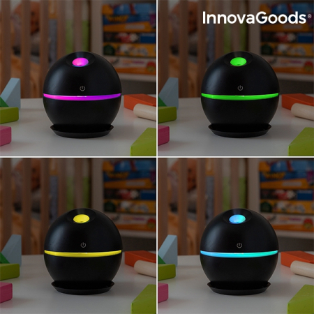 Mini umidificator difuzor de arome Black INNOVAGOODS [3]