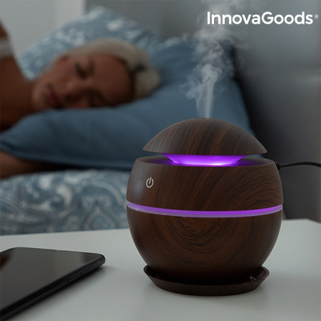 Mini umidificator difuzor de arome Dark Walnut INNOVAGOODS [3]