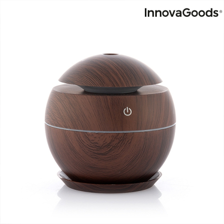 Mini umidificator difuzor de arome Dark Walnut INNOVAGOODS