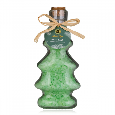 Cadouri cu gust - Sare de baie WINTER SPA în sticlă in forma de brad 130g, Accentra