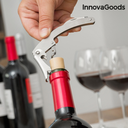 Set Accesorii pentru Vin 5 piese, format sticla de vin, INNOVAGOODS [5]