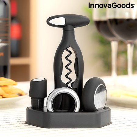Set Accesorii pentru Vin 5 piese, stand, INNOVAGOODS [0]