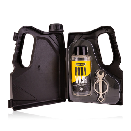 Cadouri pentru EL - Set cadou bărbați Bath + Body Toolkit – Gel de duș 100 ml și breloc, Santal & Mosc