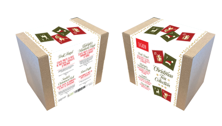 Ceaiuri de Craciun - Set cadou Christmas Tea Collection – Classic Edition, 4 ceaiuri aromate de Crăciun, TeaGarden 200g
