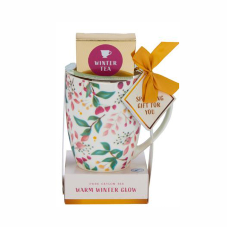 Ceai & Cafea - Set cadou Soft Wishes – cană decorativă cu ceai negru aromatizat (6g)