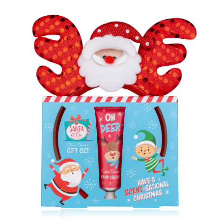 Îngrijire Personală – Cadouri - Set de baie SANTA&CO,crema de maini si bentita Mos Craciun