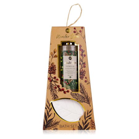 Cosmetice pentru dus si baie - Set pentru baie WINTER SPA in ambalaj festiv - 2 produse