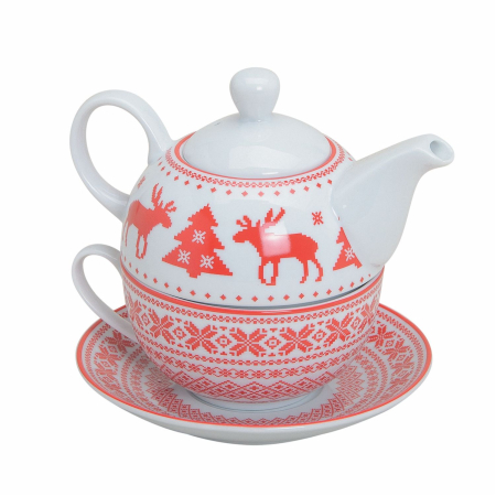 Set Tea for One "Winter Decor" [0]