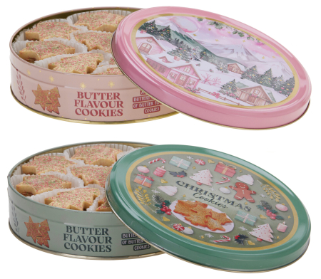 Specialităti dulci - Biscuiți cu unt în cutie metalică decorativă - Soft Wishes, 340g