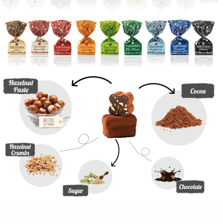 TARTUFINI DOLCI GIANDUJA, punga 120g [1]