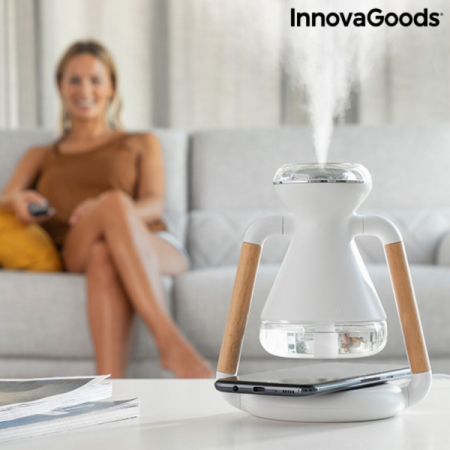 Umidificator cu difuzor de aroma si incarcator wireless INNOVAGOODS [7]