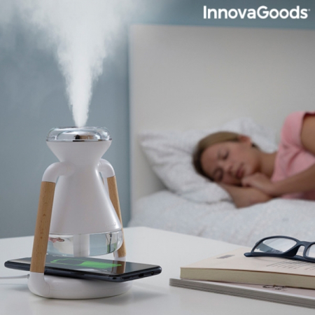 Umidificator cu difuzor de aroma si incarcator wireless INNOVAGOODS [3]