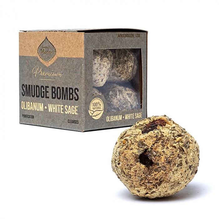 Bile de fumigație Sagrada Madre Premium - Olibanum & White Sage [1]