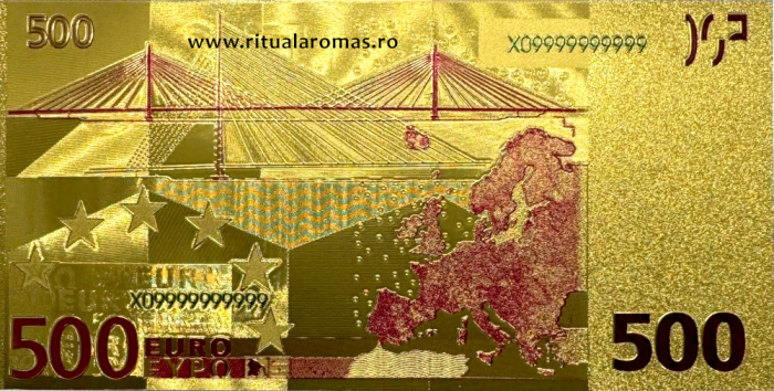 Bancnotă aurie din polimer - 500 EUR [2]