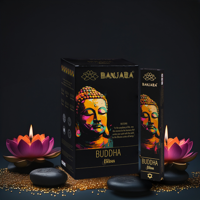 Bețișoare Banjara Buddha - Fericire [3]