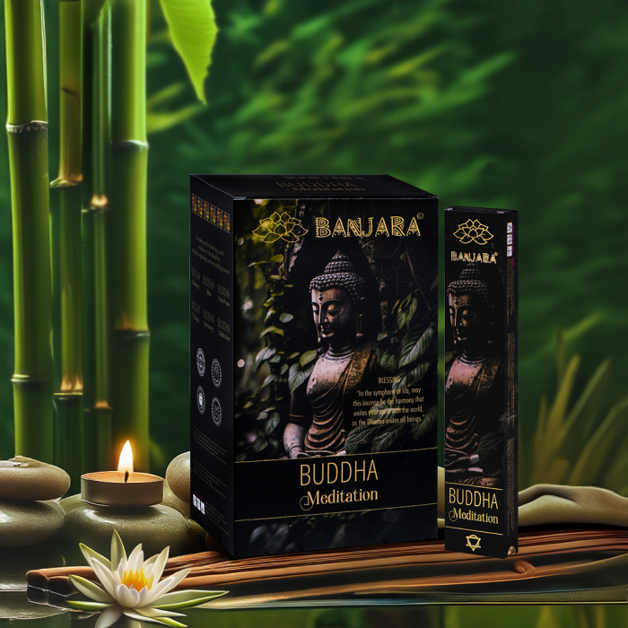 Bețișoare Banjara Buddha - Meditație [3]