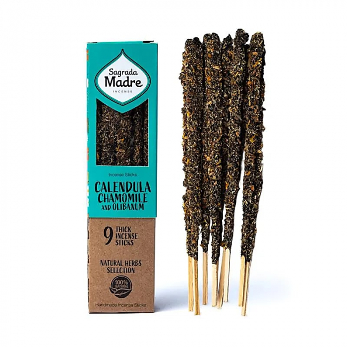 Bețișoare Sagrada Madre Herbal - Mușețel, Gălbenele, Tămâie [1]