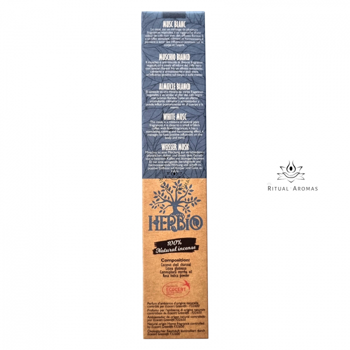 Bețișoare parfumate Herbio - Mosc alb [2]
