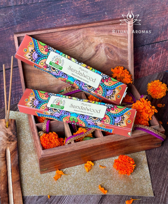 Bețișoare parfumate Namaste India Mandala - Lemn de Santal [2]