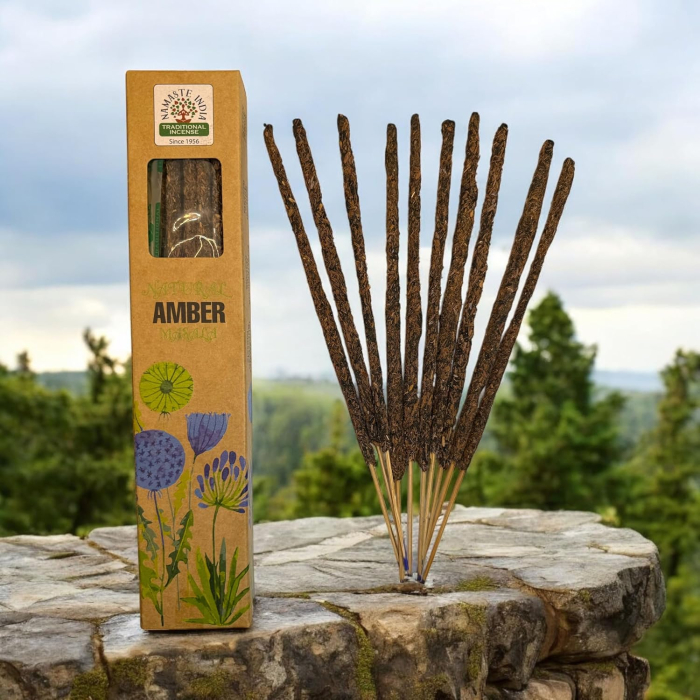 Bețișoare parfumate Namaste India Natural - Ambră [2]