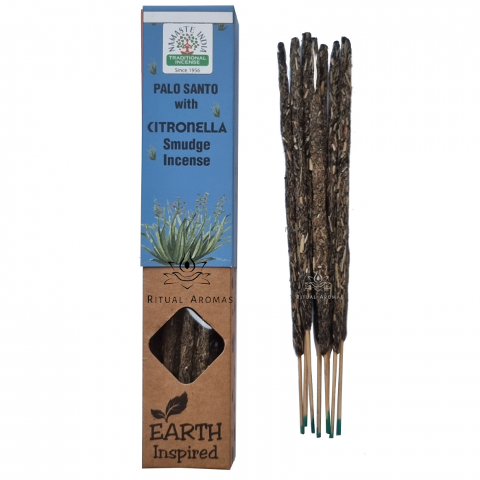Bețișoare parfumate Namaste India - Palo Santo cu Citronella [1]