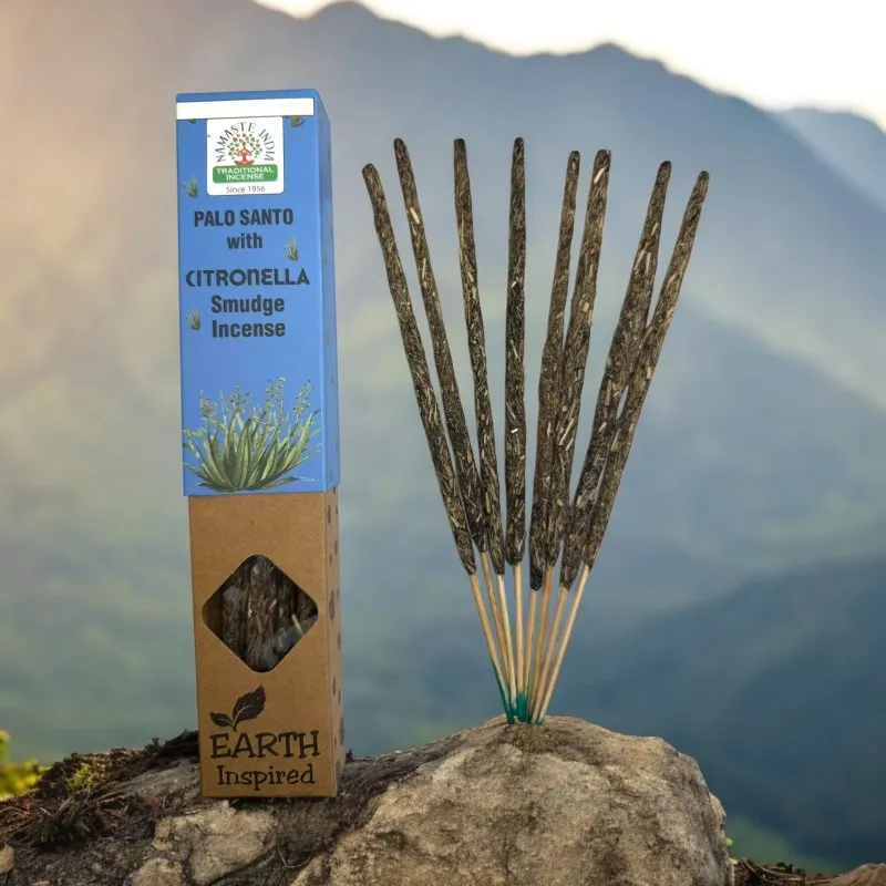 Bețișoare parfumate Namaste India - Palo Santo cu Citronella [2]
