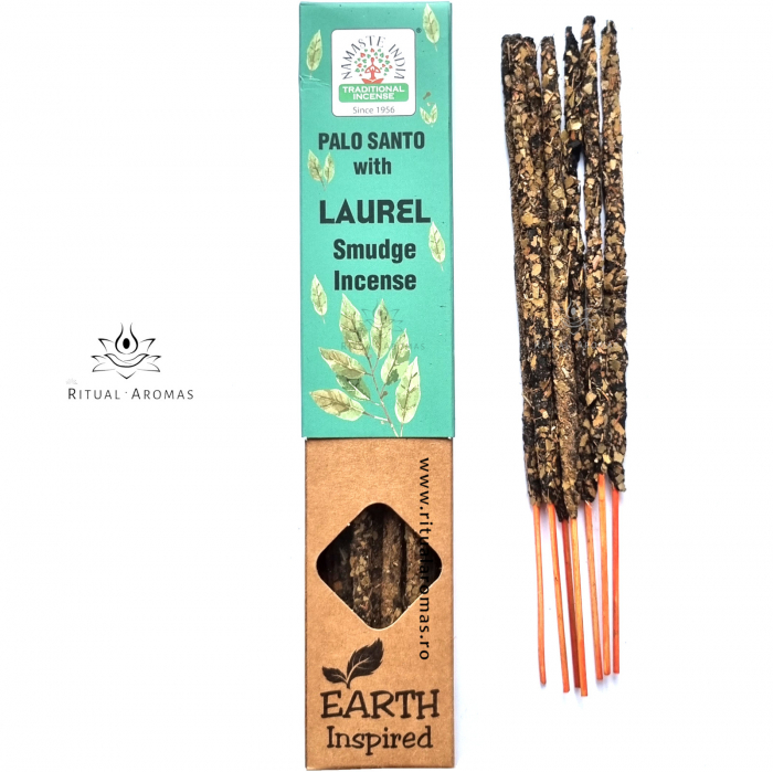 Bețișoare parfumate Namaste India - Palo Santo cu Dafin [1]