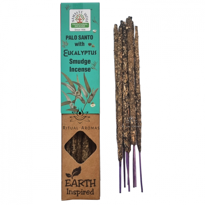 Bețișoare parfumate Namaste India - Palo Santo cu Eucalipt [1]
