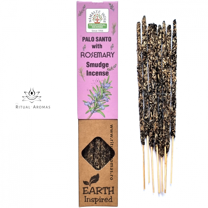Bețișoare parfumate Namaste India - Palo Santo cu Rozmarin [1]