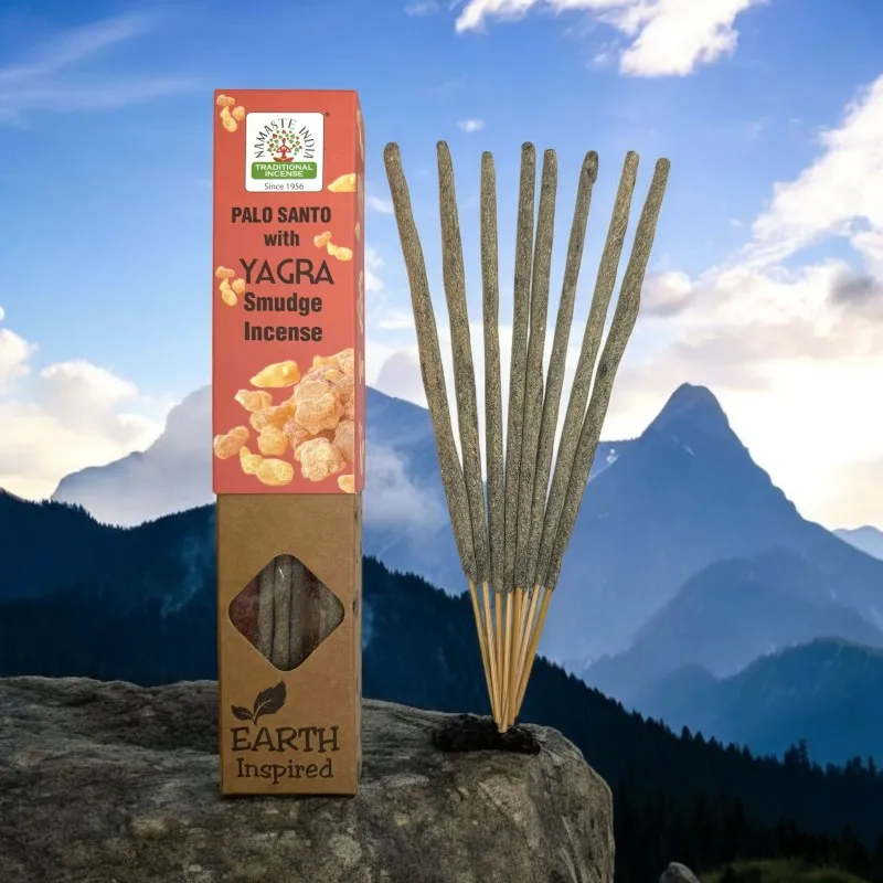Bețișoare parfumate Namaste India - Palo Santo cu Yagra [1]