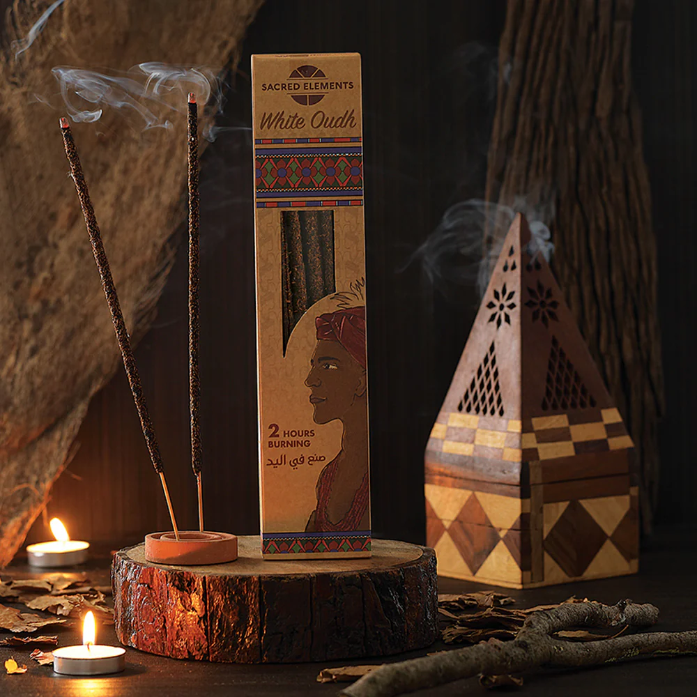 Bețișoare Sacred Elements - White Oud [2]
