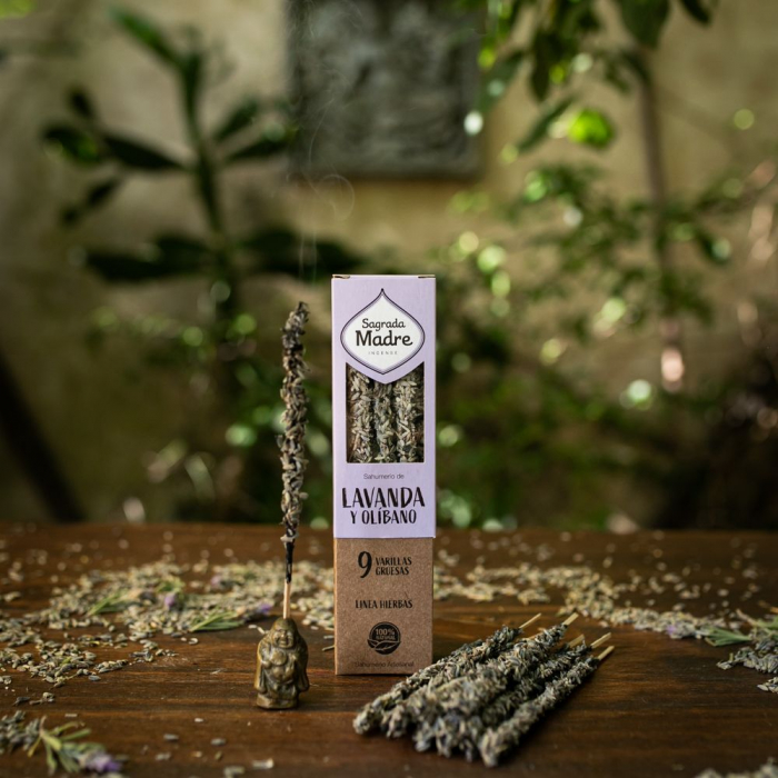 Bețișoare Sagrada Madre Herbal - Lavandă & tămâie [4]
