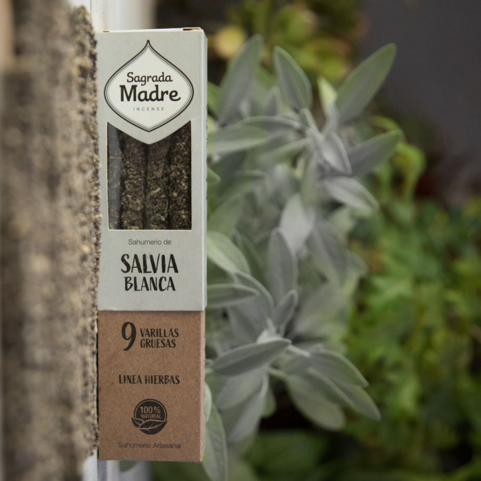 Bețișoare Sagrada Madre Herbal - Salvie albă & Copal [2]