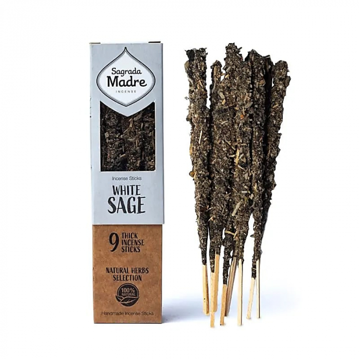 Bețișoare Sagrada Madre Herbal - Salvie albă & Copal [1]