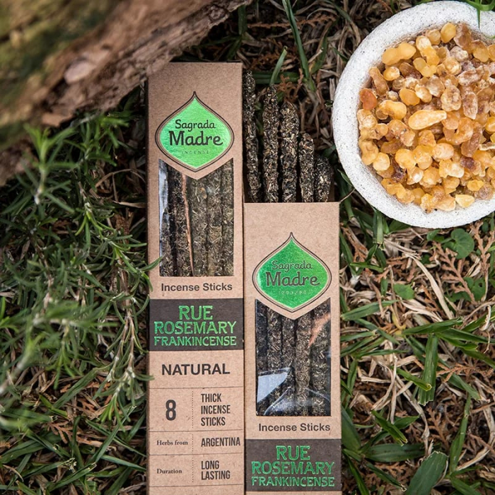 Bețișoare Sagrada Madre Natural - Rue, Rozmarin & Tămâie [2]