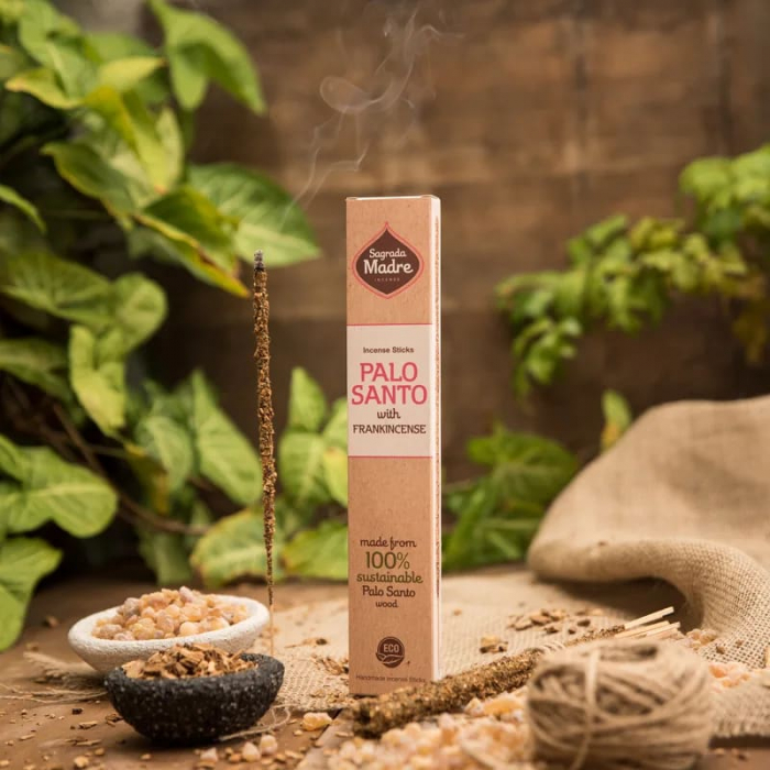 Bețișoare Sagrada Madre - Palo Santo & Frankincense [2]