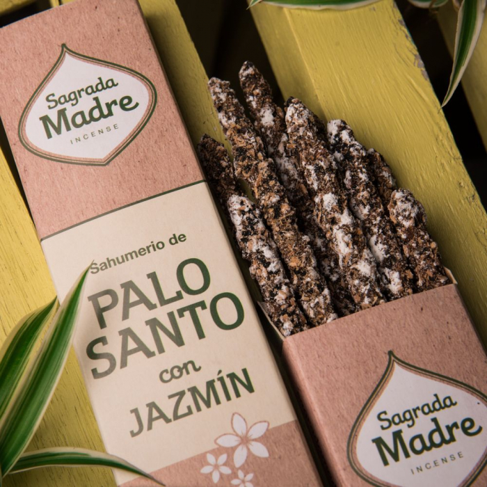 Bețișoare Sagrada Madre - Palo Santo & Jasmin [2]