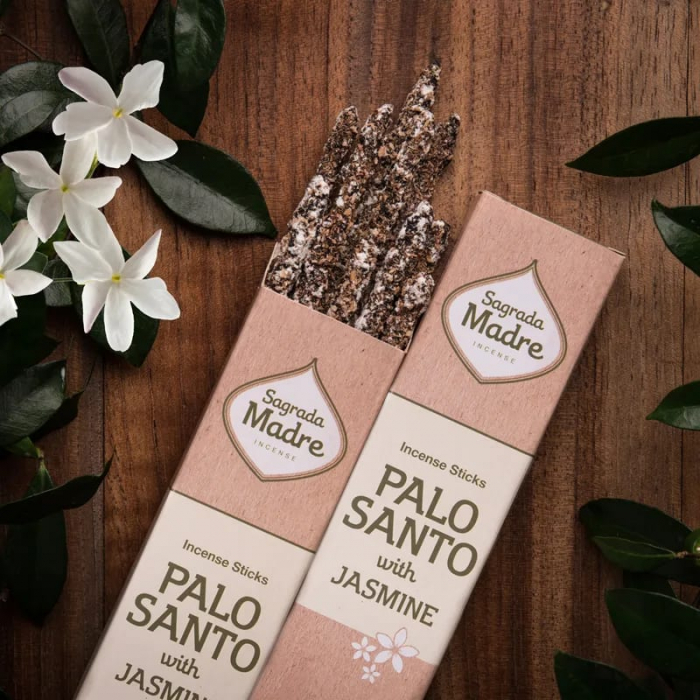 Bețișoare Sagrada Madre - Palo Santo & Jasmin [4]