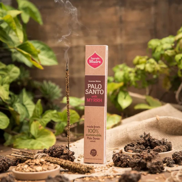 Bețișoare Sagrada Madre - Palo Santo & Myrrh [2]