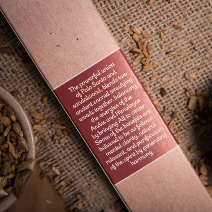 Bețișoare Sagrada Madre - Palo Santo & Sandal [3]