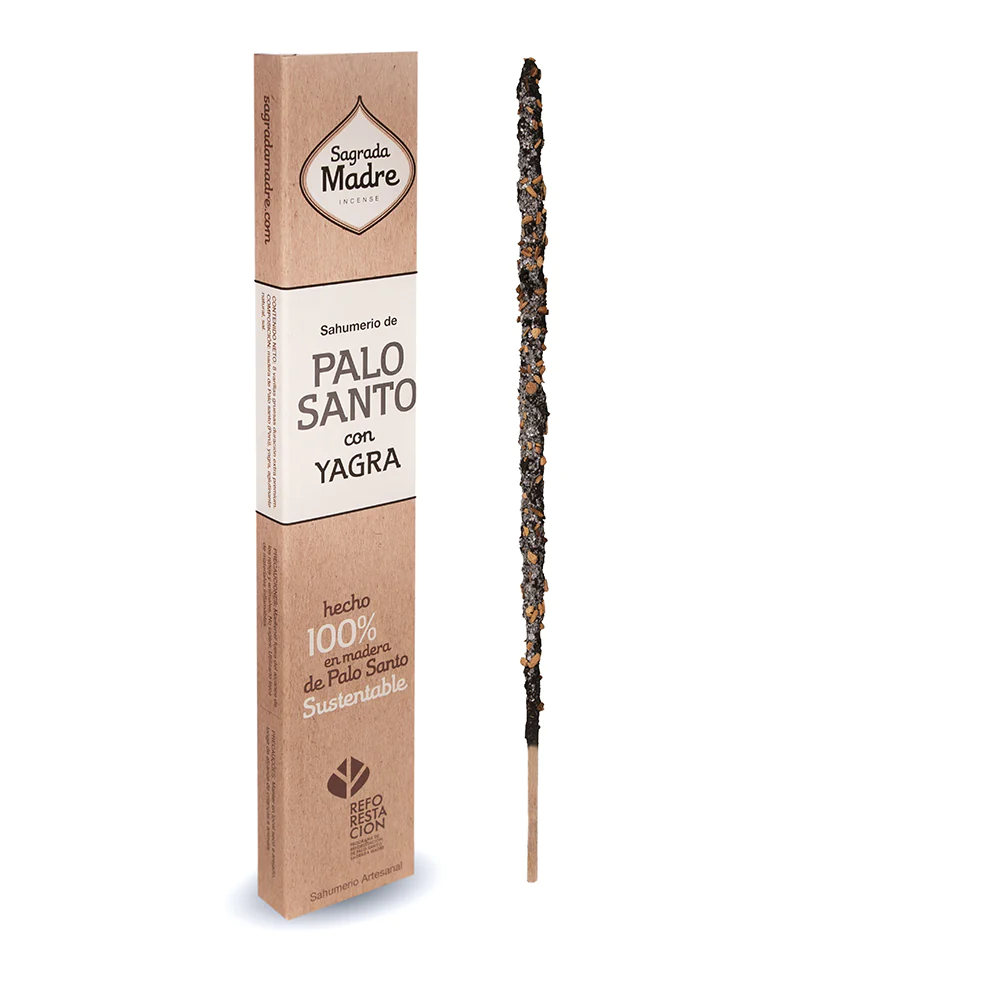 Bețișoare Sagrada Madre - Palo Santo & Yagra [2]